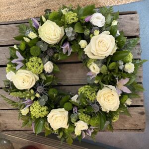 Mixed Blooms Wreath