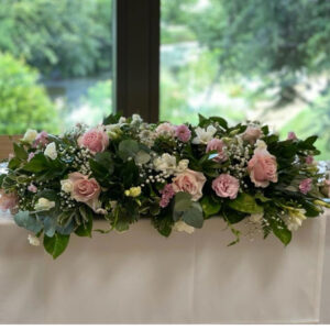 Long & Low Table Arrangements for Your Wedding