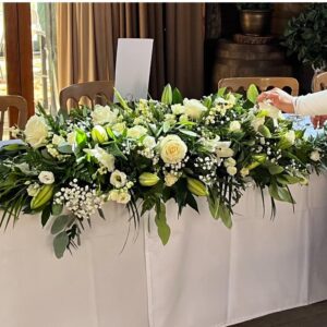 Long & Low Table Arrangements for Your Wedding