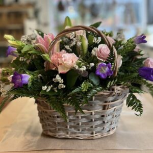 Blush & Violet Garden Basket